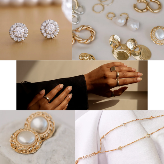 Les stars et le look chic avec des bijoux brillants en acier inoxydable