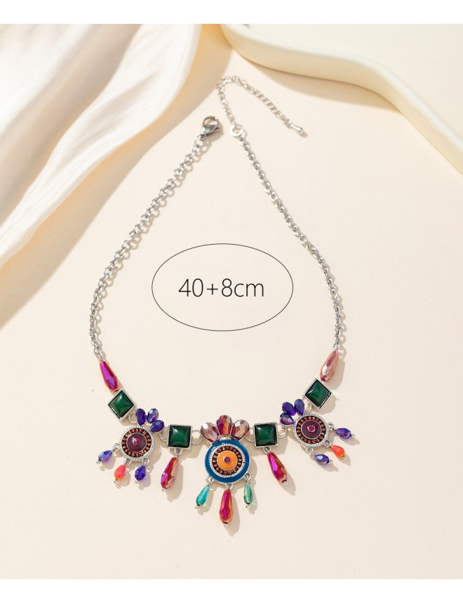 Collier multicolore bohème