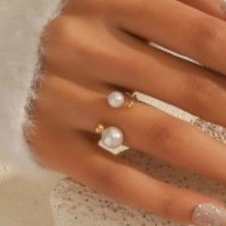 Bague perles